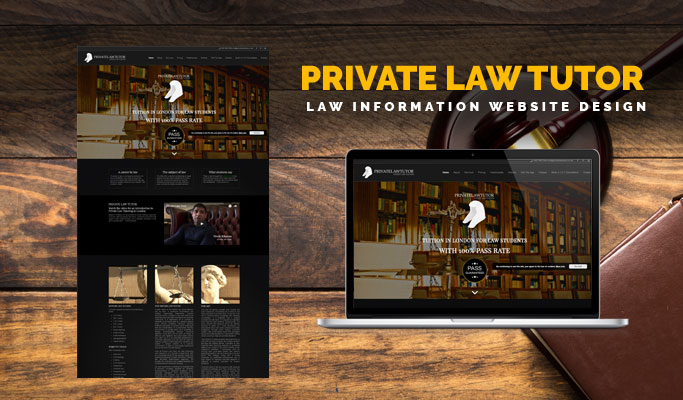 Law information Website Design